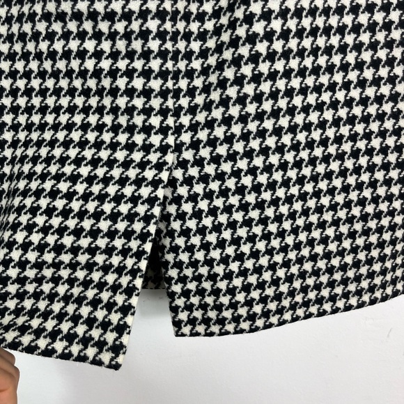 Brooks Brothers Wool Houndstooth Pencil Skirt Sz 2 - Picture 6 of 10